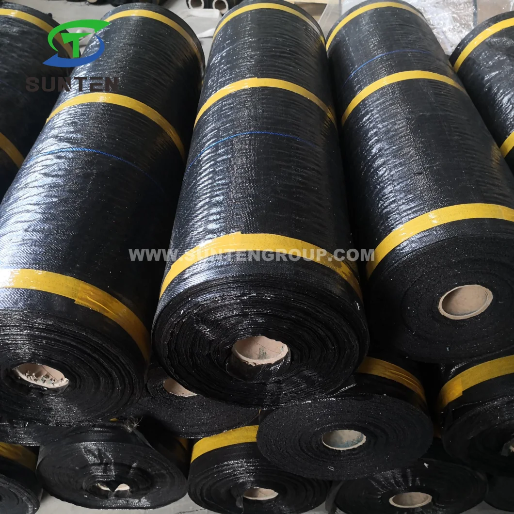 Black/Green/White Virgin PP/PE/Plastic Woven Weed Control Geotextile/Fabric for Agriculture/Garden/Landscape