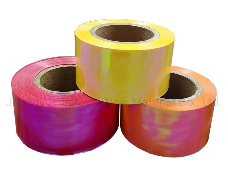 Twisted Iridescent Film Roll Candy Wrapping Film Food Packaging Film Roll Flexible Packing Material