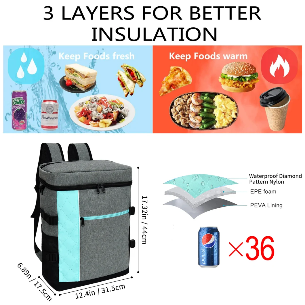 Customized Other Unisex Custom Carton China Best Lunch Bags for Kids Bag Insulated Cooler Backpack