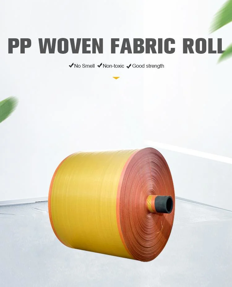 100% New Polypropylene Waterproof Large-Capacity Household Cylindrical PP Woven Sack Roll Fabric for Making FIBC Sacks