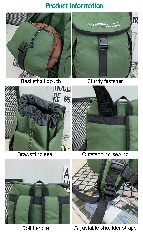 Black Durable Basketball Storage Backpack Custom Waterproof Other Sport Bag