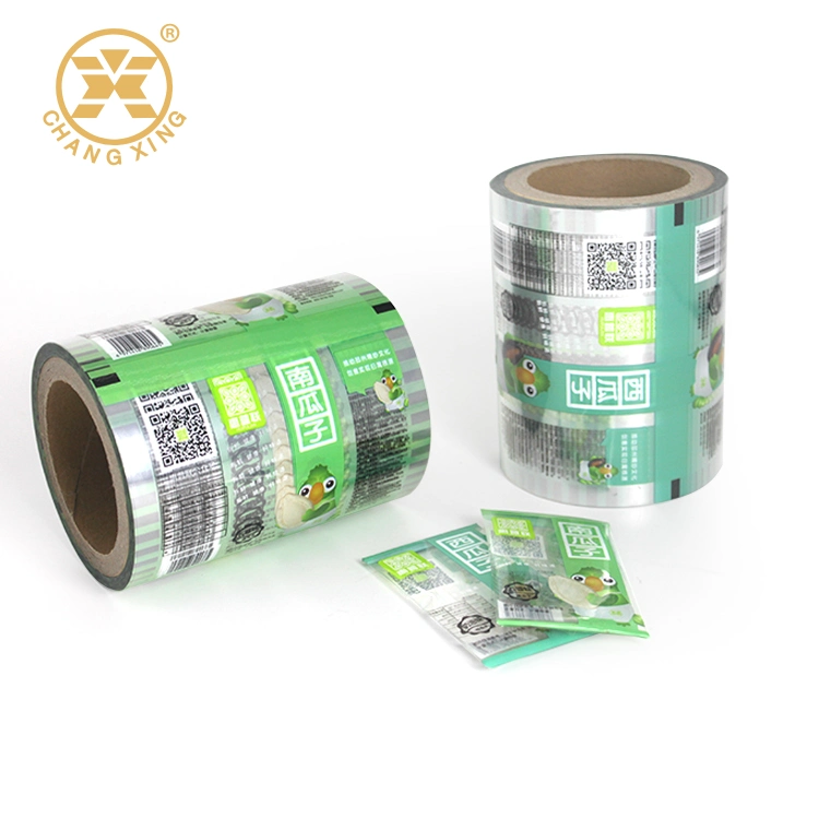 Packaging Film Roll Laminated Material Stock Flexible LDPE Plastic with Printing Food Packaging Film Food Grade Casting Soft OEM